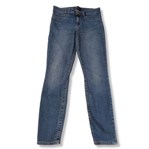 Gap Jeans Size 26 Favorite Jegging Blue Denim Pants Stretch Gap Denim Jeans Used - Picture 1 of 6